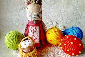 Кукла мотанка на Пасху - Описание
