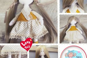 Tilda_Cream - Лялька ручної роботи  - Опис