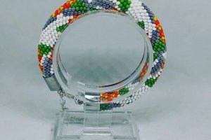 Браслет - жгут "Подсолнухи" - Описание