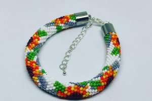 Браслет - жгут "Подсолнухи" - Описание