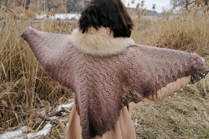 Ажурная шаль крючком - ДРУГИЕ РАБОТЫ