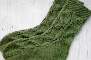 Шкарпетки жіночі "Листочки" - Опис