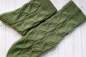 Шкарпетки жіночі "Листочки" - Опис