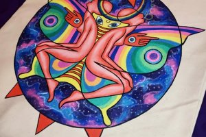 ЕКСКЛЮЗИВНА ЕКО-СУМКА, ХУДОЖНЯ РОЗПИС, шоппера - Опис