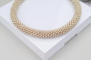 Браслет із японського бісеру Matte Aluminum - Опис