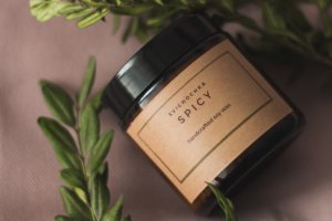 Соевое свеча 100 мл. | Свеча в темном стекле с крышкой - Описание