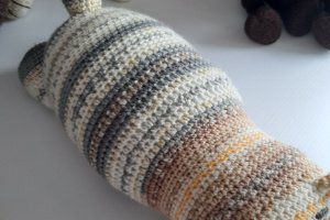 Вязаная игрушка амигуруми кот Обормот - Описание