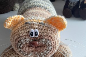Вязаная игрушка амигуруми кот Обормот - Описание