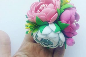 Робота квіти для волосся