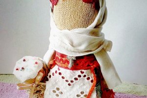Пасхальная кукла мотанка - Опис
