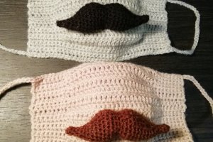 Работа Маска защитная "Усы"