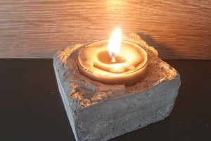 Работа Бетонная свеча