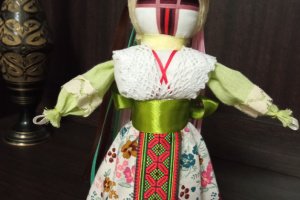 Работа Кукла оберег народная Украиночка