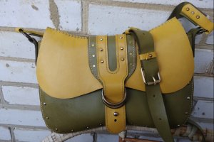 Сумка через плечо кожаная OLIVE - Описание