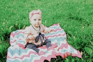 Детский плед в коляску, кроватку и т.д. - Описание