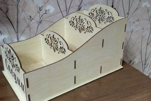 Органайзер для специй 35х21 см , из 4 мм фанеры.  - Описание