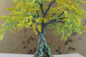 Дерево из бисера - Описание