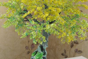 Дерево из бисера - Описание