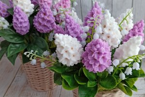 Букет из мыла "Сирень"