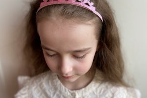 Корона для принцеси рожева менша - Опис