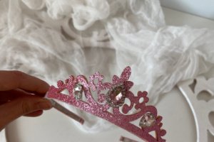 Корона для принцеси рожева менша - Опис
