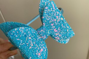 Обруч метелик блакитний насичений - Опис