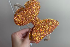 Обруч метелик оранжевий - Опис