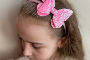 Обруч метелик  рожевий яскравий - Опис