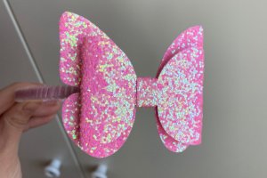 Обруч метелик  рожевий яскравий - Опис