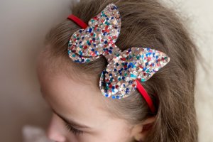 Обруч метелик кольоровий - Опис