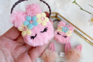 Набір з зайчиками заколки 4 - Опис