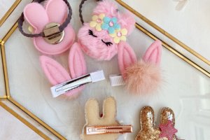 Набір з зайчиками заколки 4 - Опис