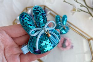 Набір з зайчиками заколки 5 - Опис