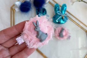 Набір з зайчиками заколки 5 - Опис