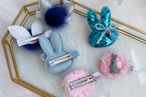 Набір з зайчиками заколки 5 - Опис