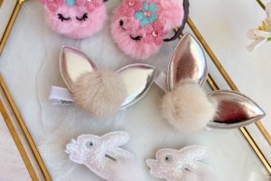 Набір з зайчиками заколки 6 - Опис