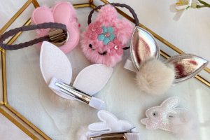 Набір з зайчиками заколки 6 - Опис