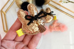 Набір з зайчиками заколки 9 - Опис