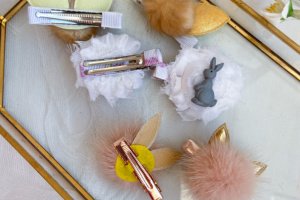 Набор из зайчиками заколки 11 - Описание