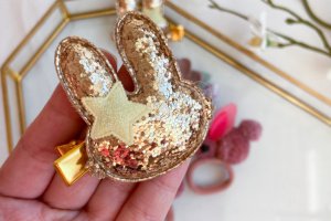 Набір з зайчиками заколки 14 - Опис