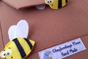 Развивающая игра крестики-нолики из фетра, игры в дорогу - Описание