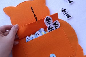 Хрестики-нулики гра для дітей з фетру, іграшки з фетру - Опис