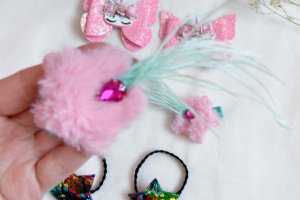 Набір з єдиророгами і зірками заколки  - Опис