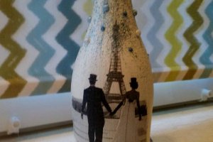 Работа Свадебная бутылка