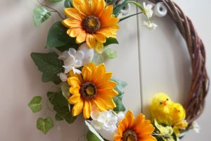 Великодній, пасхальний вінок на двері 6 - Опис