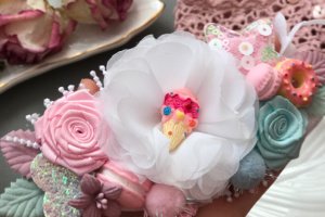 Повязка мороженого и сладости. - Описание