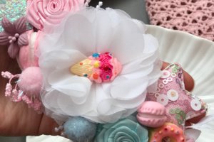 Повязка мороженого и сладости. - Описание