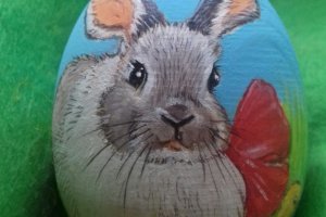 Пасхальне яйце «Великодній кролик».  - Опис