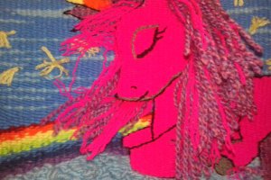 гобелен "Рожева поні" - Опис