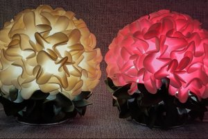 Світильник з изолона, декоративний світильник ручної роботи - Опис